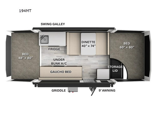 Flagstaff MAC Series 194MT Floorplan