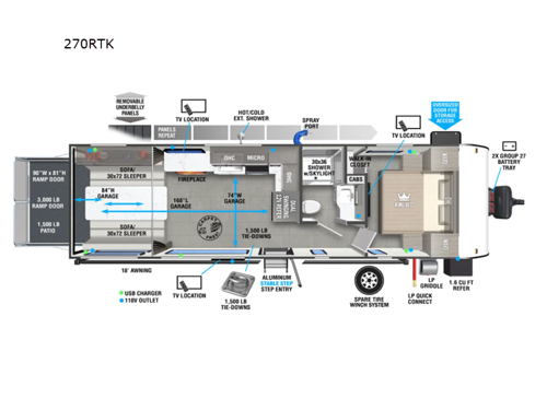 Salem FSX 270RTK Floorplan