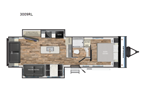 Prowler 3009RL Floorplan