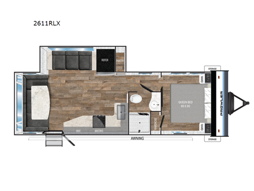 Prowler Lynx 2611RLX Floorplan