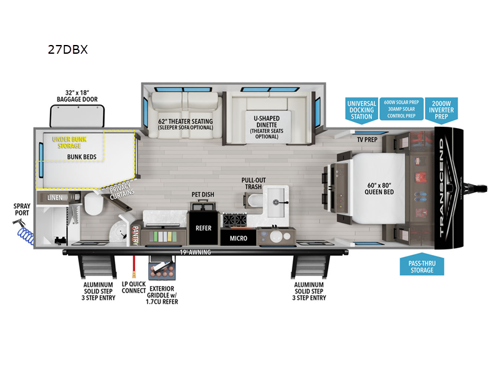 Transcend Xplor 27DBX Floorplan Image