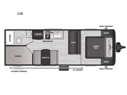 Coleman 23B Floorplan