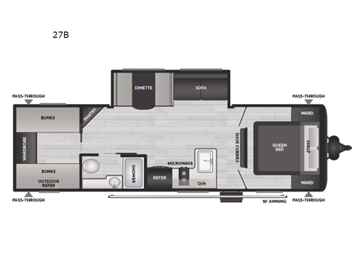 Coleman 27B Floorplan