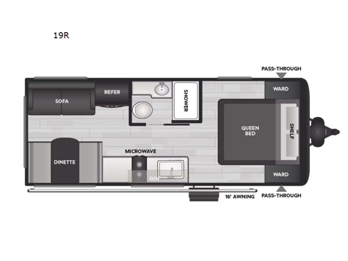 Coleman 19R Floorplan