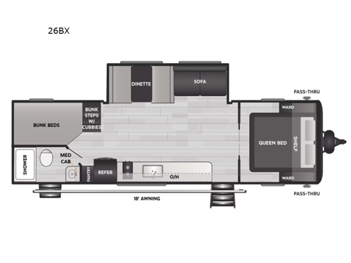 Coleman Light 26BX Floorplan