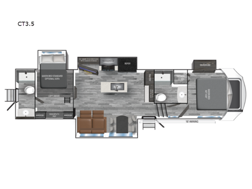Corterra CT3.5 Floorplan
