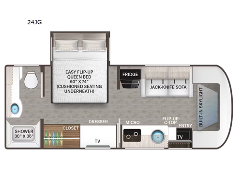 Gemini AWD 24JG Floorplan Image