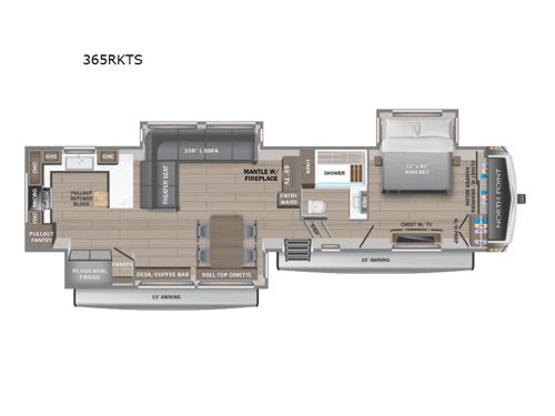 North Point 365RKTS Floorplan Image