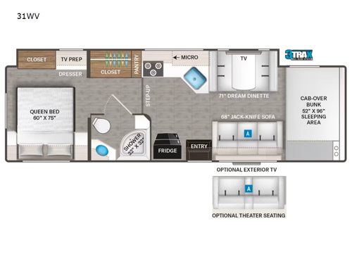 Chateau 31WV Floorplan Image