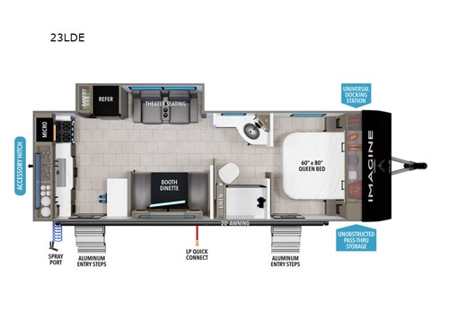 Imagine XLS 23LDE Floorplan Image