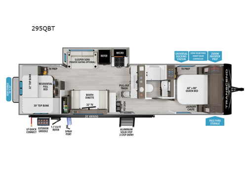Transcend 295QBT Floorplan Image
