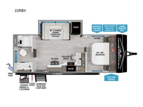 Transcend Xplor 22RBX Floorplan