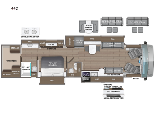 Aspire 44D Floorplan Image