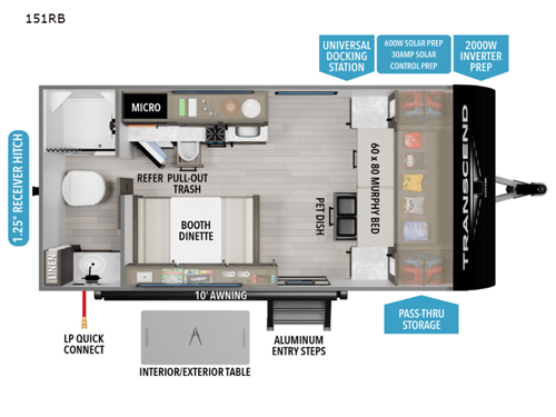 Transcend One 151RB Floorplan Image