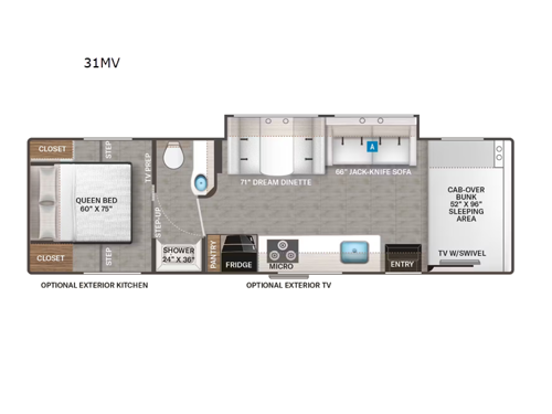 Four Winds 31MV Floorplan Image