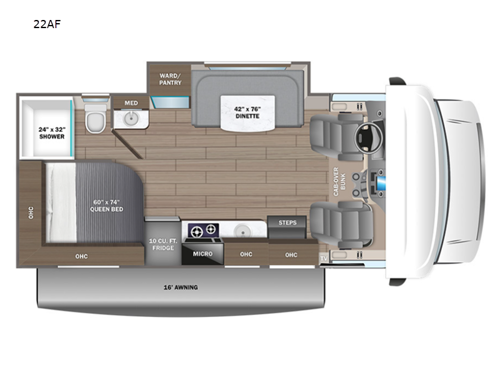 Odyssey SE 22AF Floorplan Image