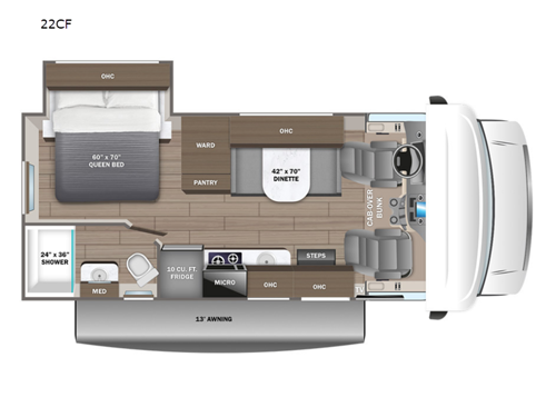 Odyssey SE 22CF Floorplan Image