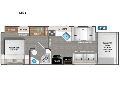 Quantum SE SE31 Floorplan Image