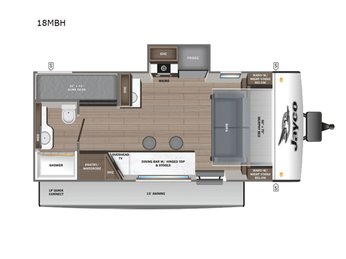 Jay Feather Air 18MBH Floorplan