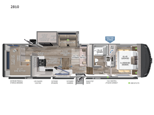 Model Z 2810 Floorplan Image