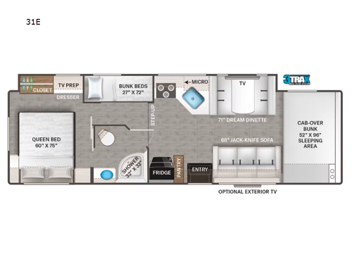 Four Winds 31E Floorplan Image