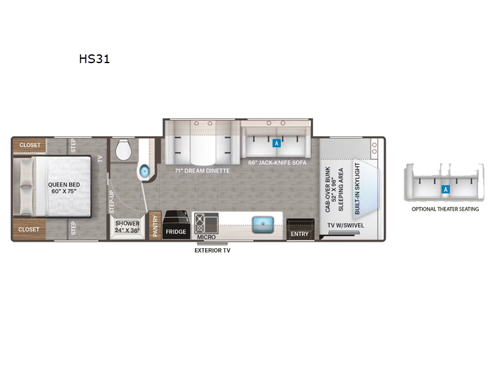 Quantum HS31 Floorplan Image