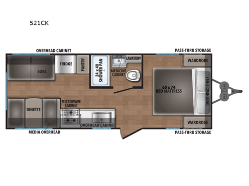i-5 Edition 521CK Floorplan