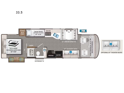 Palazzo GT 33.5 Floorplan Image