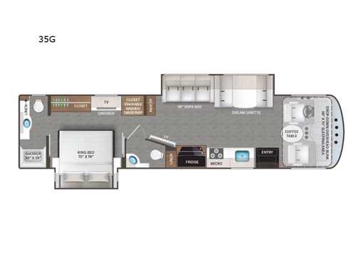Hurricane 35G Floorplan Image