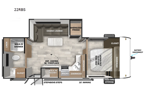 Salem 22RBS Floorplan