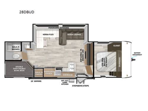Salem 28DBUD Floorplan