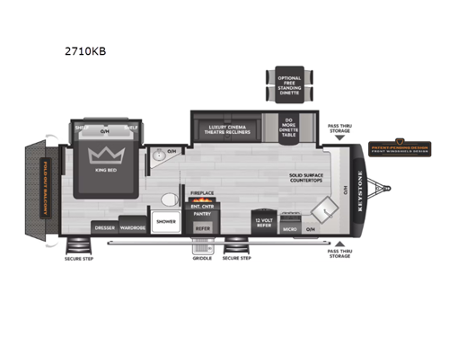 Passport 2710KB Floorplan Image