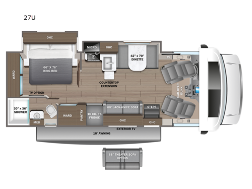 Esteem 27U Floorplan Image