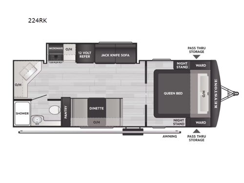 Passport Classic 224RK Floorplan Image