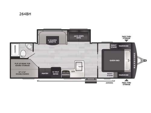 Passport Classic 264BH Floorplan Image