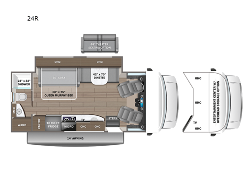 Qwest SE 24R Floorplan Image