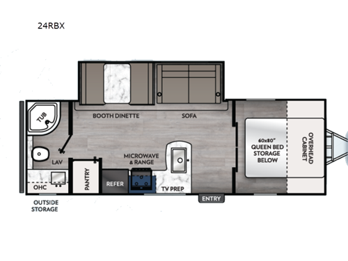 Apex X Series 24RBX Floorplan Image