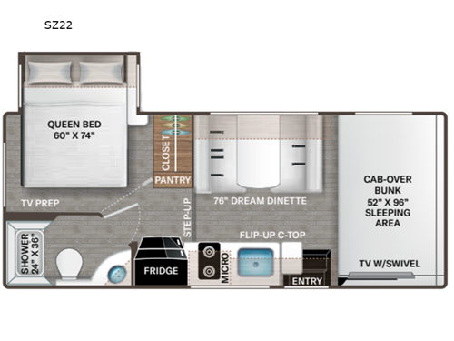 Quantum SE SZ22 Floorplan Image
