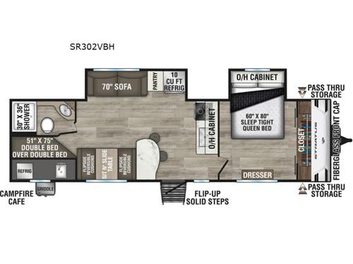 Stratus SR302VBH Floorplan