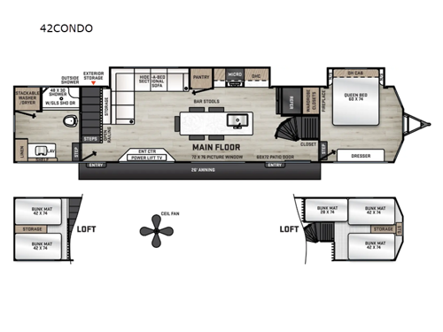 Aurora 42CONDO Floorplan