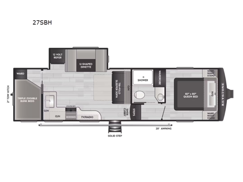 Arcadia Select 27SBH Floorplan Image