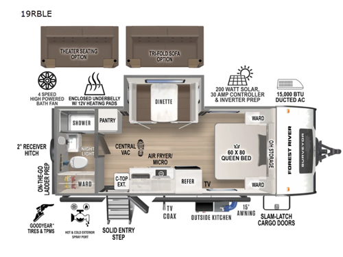 Surveyor Legend 19RBLE Floorplan