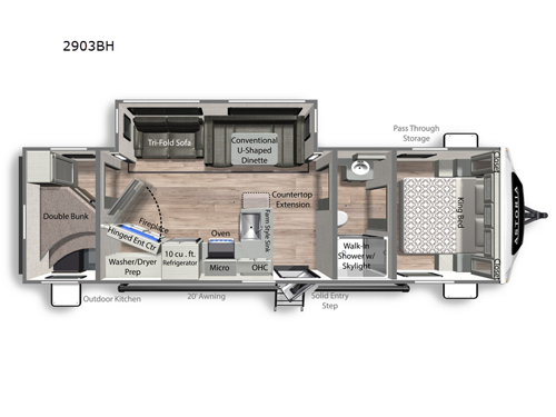 Astoria 2903BH Floorplan Image