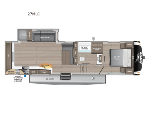 Eagle HT 27MLC Floorplan