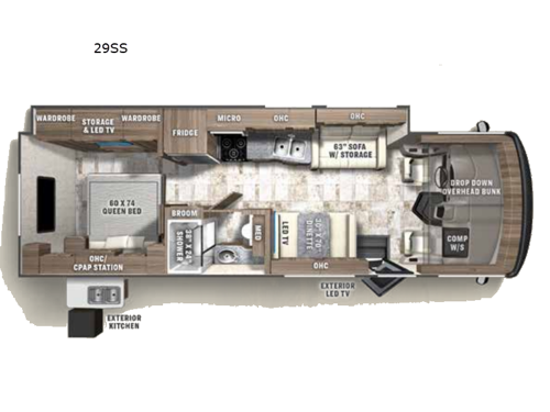Encore SE 29SS Floorplan Image