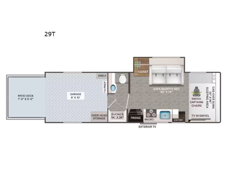 Outlaw 29T Floorplan Image