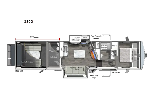 Voltage V-Series 3500 Floorplan Image