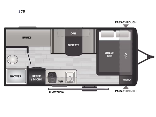 Coleman 17B Floorplan
