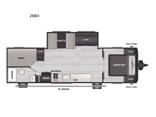 Coleman Light 26BX Floorplan