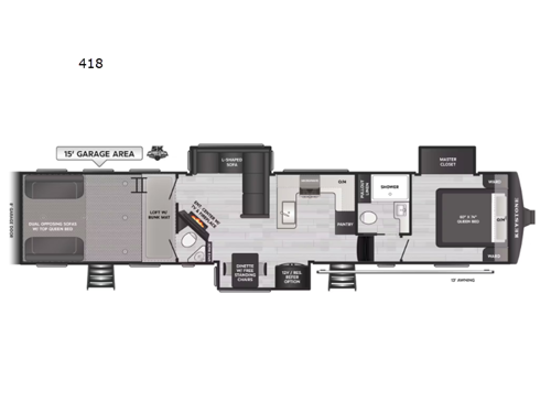 Fuzion Impact Edition 418 Floorplan Image